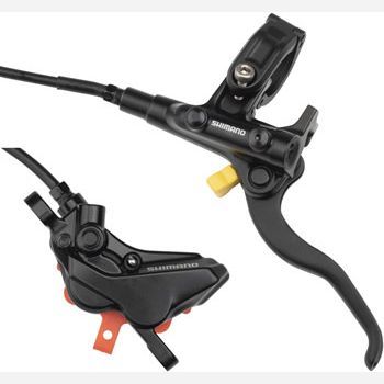 Shimano Deore BL-M4100/BR-MT420 Disc Brake and Lever - Front, Hydraulic, Resin Pads, Gray