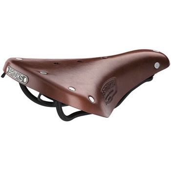 Brooks B17 Short Saddle - Steel, Antique Brown