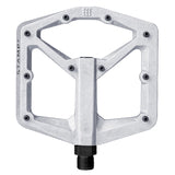 Crankbrothers Stamp 2 Large Platform Pedals, Raw Silver