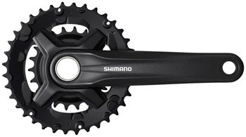 Shimano FC-MT210-B2 Crankset - 175mm, 9-Speed, 36/22t, Riveted, 51.8mm Chainline, Black