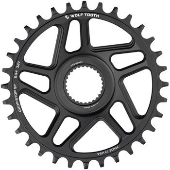 Wolf Tooth Bosch Gen 4 Direct Mount Chainring - Drop-Stop ST, 32T, Black