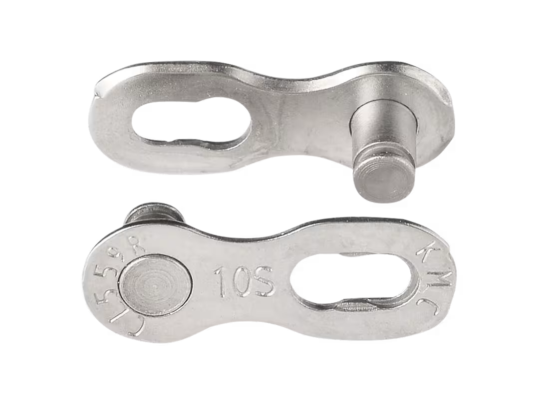 KMC Missing Link Reusable Shimano Bicycle Chain Links - Card of 2 - Speed 10