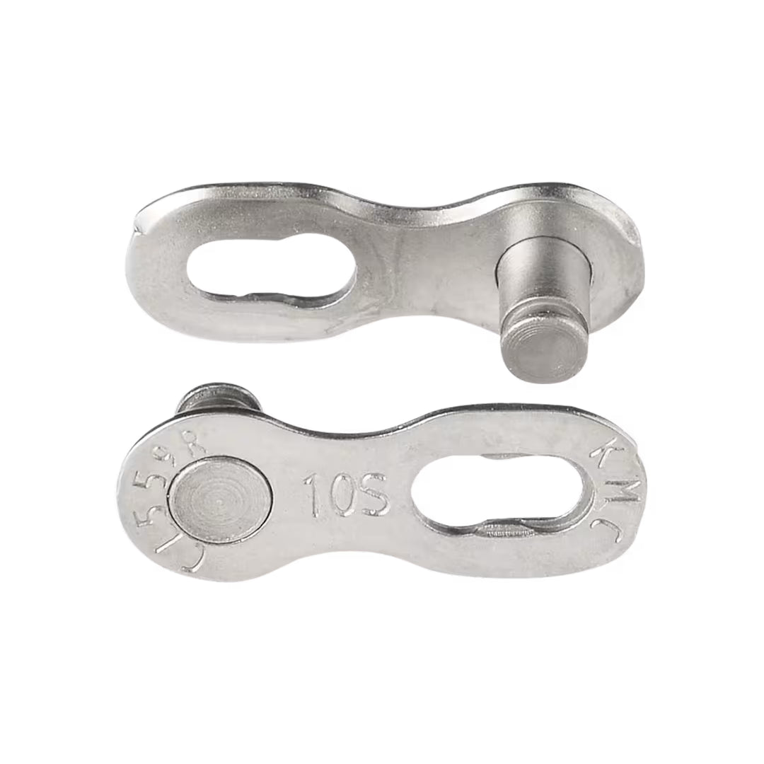 KMC Missing Link Reusable Shimano Bicycle Chain Links - Card of 2 - Speed 10