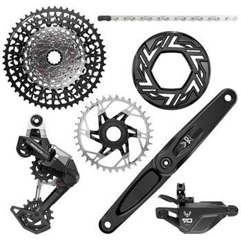 SRAM Eagle 90 Ebike Groupset - 165mm, Bosch, 36T, Clip-on Guard, Chain, XS-1275 10-52t, Single Click Shifter, Rear Derailleur