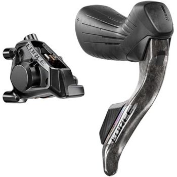 SRAM Force eTap AXS HRD Shift/Brake Lever and Hydraulic Disc Caliper - Left/Front, Flat Mount 20mm Offset, 950mm Hose, Black, E1 (Copy)