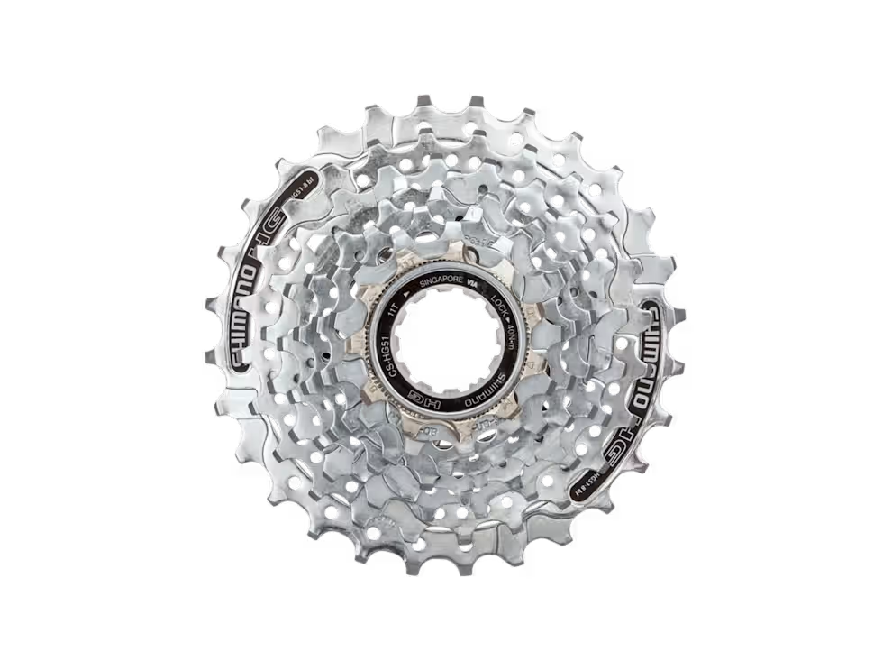 Shimano Alivio HG51 8-Speed Bicycle Cassette- 11-32t