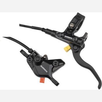 Shimano Deore BL-M4100/BR-MT410 Disc Brake and Lever - Front, Hydraulic, Resin Pads, Gray