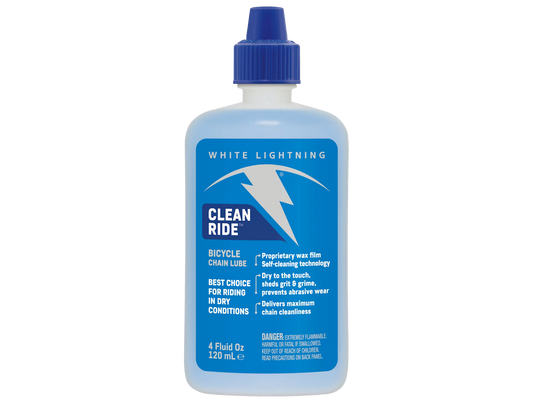 White Lightning Clean Ride Chain Lube 4oz Drip
