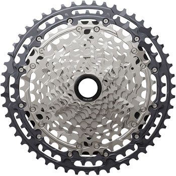 Shimano Deore XT CS-M8200-12 Cassette - 12-Speed, 10-51t, Hyperglide+, Micro Spline, Gray/Silver