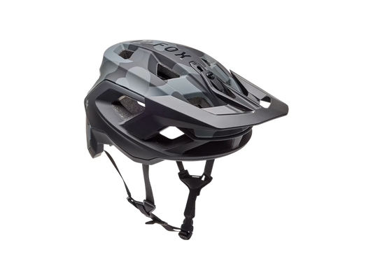Fox Racing Speedframe Mips Bike Helmet Black Grey Camo Large