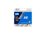 KMC X8 8-Speed Chain, Silver/Grey