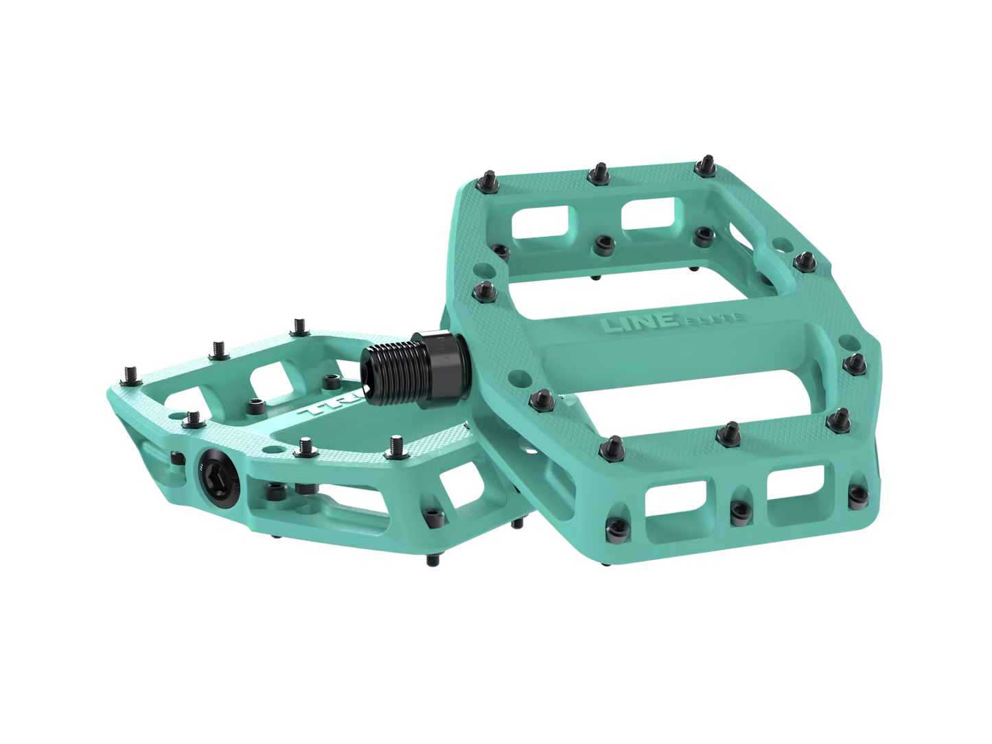 Trek Line Elite Flat Pedal - Miami Green - 9/16"