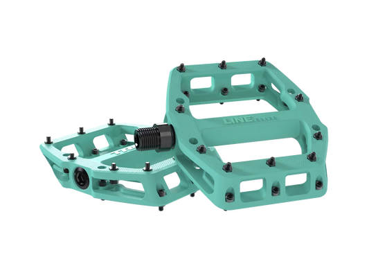 Trek Line Elite Flat Pedal - Miami Green - 9/16"
