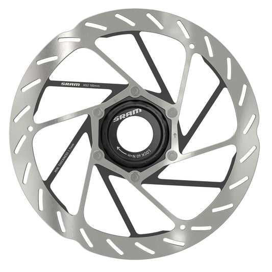 SRAM HS2 Center Lock, 180mm Silver