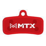 MTX Braking Disc Pads, Shimano (D-type 4-pist) TRP Quad, Red  Label